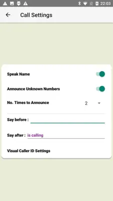 Caller Name Announcer android App screenshot 5